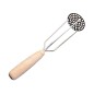 Stainless Steel Potato Masher with Beech Wood Handle Kitchen Tool 29 cm