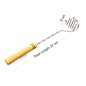 Stainless Steel Spiral Potato Masher with Beech Wood Handle 29 cm