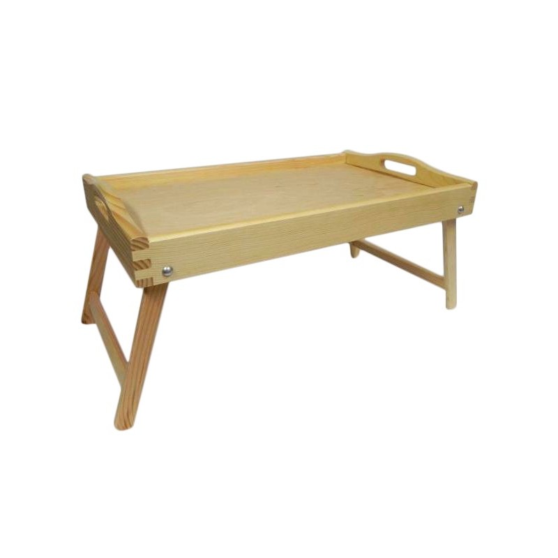 Light Wood Wooden Breakfast Tray with Folding Legs Bed Serving Tray 50 x 30 cm Light Wood Wooden Breakfast Tray with Folding Legs Bed Serving Tray 50 x 30 cm