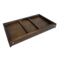 Dark Brown Wooden Breakfast Tray with Folding Legs Bed Serving Tray 50 x 30 cm Dark Brown Wooden Breakfast Tray with Folding Legs Bed Serving Tray 50 x 30 cm