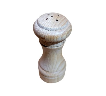Wooden Salt and Pepper Shakers Set of 2 Beech Wood