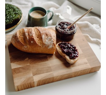 Oak End Grain Chopping Block 32x24 cm