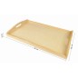 Wooden Breakfast Serving Tray Light Wood Medium 35 x 25 cm Wooden Breakfast Serving Tray Light Wood Medium 35 x 25 cm