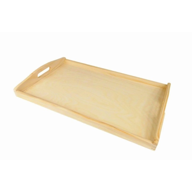 Wooden Breakfast Serving Tray Light Wood Small 30 x 20 cm Wooden Breakfast Serving Tray Light Wood Small 30 x 20 cm