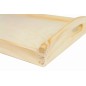 Wooden Breakfast Serving Trays Set of 3 Light Wood Small Medium Large Wooden Breakfast Serving Trays Set of 3 Light Wood Small Medium Large