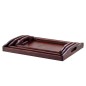 Wooden Breakfast Serving Trays Set of 3 Dark Brown Small Medium Large Wooden Breakfast Serving Trays Set of 3 Dark Brown Small Medium Large