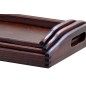 Wooden Breakfast Serving Trays Set of 3 Dark Brown Small Medium Large Wooden Breakfast Serving Trays Set of 3 Dark Brown Small Medium Large