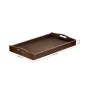 Wooden Breakfast Serving Trays Set of 3 Dark Brown Small Medium Large Wooden Breakfast Serving Trays Set of 3 Dark Brown Small Medium Large