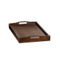 Wooden Breakfast Serving Tray Dark Brown Small 30 x 20 cm Wooden Breakfast Serving Tray Dark Brown Small 30 x 20 cm