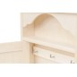 Wooden Key Cabinet Wall Mounted Key Holder with 6 Hooks and Drawer Raw