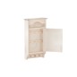 Wooden Key Cabinet Wall Mounted Key Holder with 6 Hooks Raw Tall