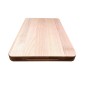 Wooden World Beech Wood Chopping Block 50x35x4 cm Large Oiled Cutting Board