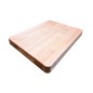 Wooden World Beech Wood Chopping Block 40x30 cm Oiled Cutting Board