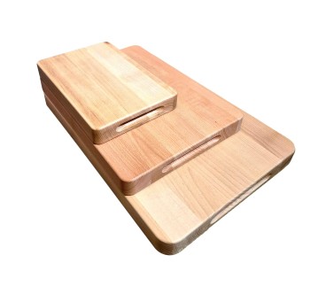 Beech Wood Chopping Block 30x20x4 cm