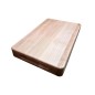 Wooden World Beech Wood Chopping Block Set of 3 Oiled Cutting Boards 4 cm Thick