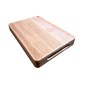 Wooden World Beech Wood Chopping Block Set of 3 Oiled Cutting Boards 4 cm Thick