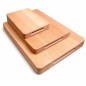 Wooden World Beech Wood Chopping Block 50x35x4 cm Large Oiled Cutting Board
