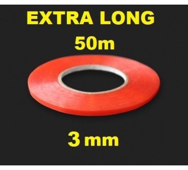 Ultra Thin Double Sided Tape 3mm x 50m