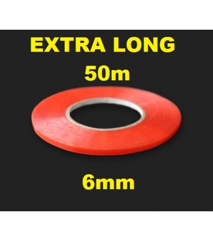 Ultra Thin Double Sided Tape 6mm x 50m