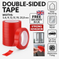 Ultra Thin Double Sided Tape 15mm x 50m Transparent Acrylic