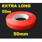 Ultra Thin Double Sided Tape 50mm x 50m Transparent Acrylic