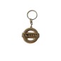Wooden World Nissan Wooden Keyring with Metal Ring MDF Plywood Car Key Chain 4.5 x 4.5 cm