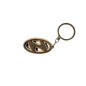 Hyundai Wooden Keyring with Metal Ring 4.5 cm