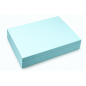 Wooden World Flat Blue Gift Box for Boy, Wooden Keepsake Presentation Box, 21 x 15 x 3.5 cm