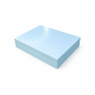 Wooden World Flat Blue Gift Box for Boy, Wooden Keepsake Presentation Box, 21 x 15 x 3.5 cm