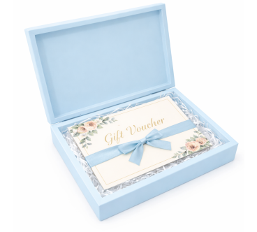 Blue Wooden Gift Box for Boy 21 x 15 cm