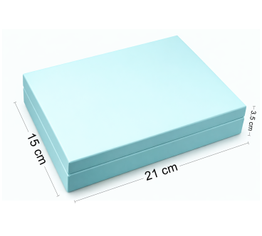 Blue Wooden Gift Box for Boy 21 x 15 cm