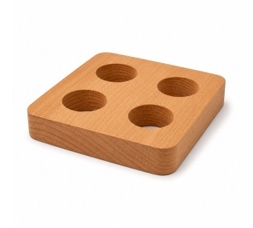 Beech Wood Egg Holder for 4 Eggs | Wooden World
