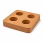 Wooden World Beech Wood Egg Holder for 4 Eggs Oiled Wooden Egg Stand Wooden World Beech Wood Egg Holder for 4 Eggs Oiled Wooden Egg Stand