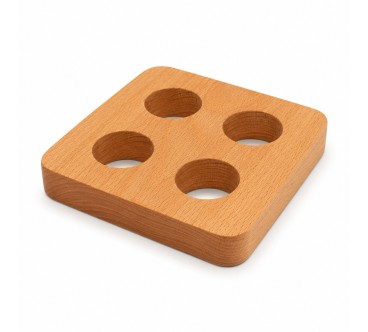 Beech Wood Egg Holder for 4 Eggs | Wooden World