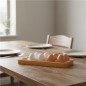 Wooden Egg Holder for 10 Eggs, Oiled Beech Wood Egg Stand, Compact Kitchen Egg Tray for Table Serving and Fridge Storage Wooden Egg Holder for 10 Eggs, Oiled Beech Wood Egg Stand, Compact Kitchen Egg Tray for Table Serving and Fridge Storage