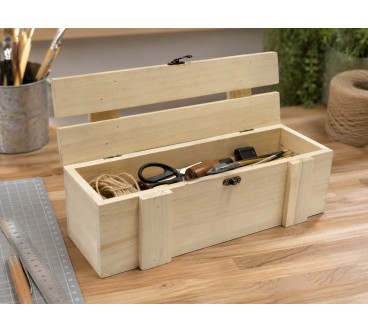 Pine Wood Wine Bottle Gift Box with Lid