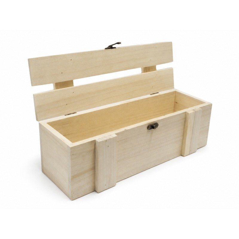 Pine Wood Wine Bottle Gift Box with Lid Metal Clasp Rustic Storage Case Pine Wood Wine Bottle Gift Box with Lid Metal Clasp Rustic Storage Case