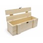 Pine Wood Wine Bottle Gift Box with Lid Metal Clasp Rustic Storage Case Pine Wood Wine Bottle Gift Box with Lid Metal Clasp Rustic Storage Case
