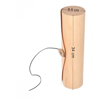 Wooden World Wooden Wine Bottle Tube Box Poplar Gift Packaging