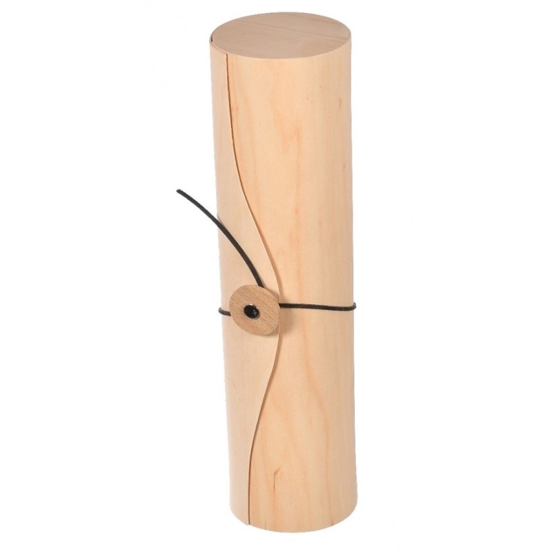 Wooden World Wooden Wine Bottle Tube Box Poplar Gift Packaging Wooden World Wooden Wine Bottle Tube Box Poplar Gift Packaging