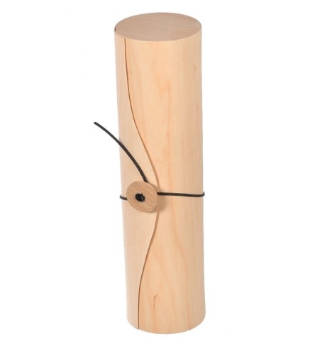 Wooden Wine Bottle Gift Box | Poplar Wood Tube