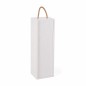 White Pine Wood Wine Bottle Gift Box with Sliding Lid and Rope Handle White Pine Wood Wine Bottle Gift Box with Sliding Lid and Rope Handle