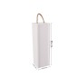 White Pine Wood Wine Bottle Gift Box with Sliding Lid and Rope Handle White Pine Wood Wine Bottle Gift Box with Sliding Lid and Rope Handle