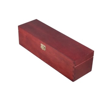 Mahogany Pine Wine Bottle Gift Box