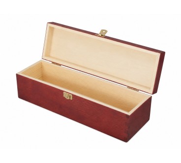 Mahogany Pine Wine Bottle Gift Box