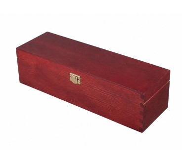 Mahogany Pine Wine Bottle Gift Box