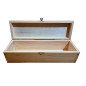 Wooden World Pine Wood Wine Bottle Gift Box Varnished Light Wooden Case Wooden World Pine Wood Wine Bottle Gift Box Varnished Light Wooden Case