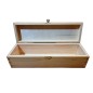 Wooden World Pine Wood Wine Bottle Gift Box Varnished Light Wooden Case Wooden World Pine Wood Wine Bottle Gift Box Varnished Light Wooden Case