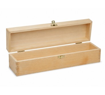 Wooden World Pine Wood Wine Bottle Gift Box Varnished Light Wooden Case