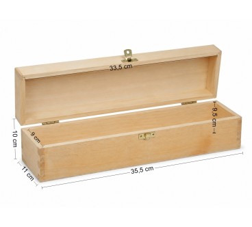 Pine Wood Wine Bottle Gift Box